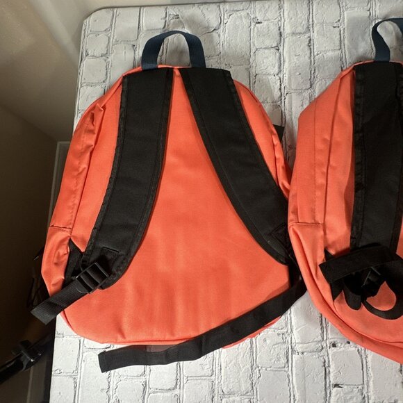 Metropack Basic Backpack Lot Of 2 Orange 16” Mesh Pocket Padded Straps New - Picture 14 of 14